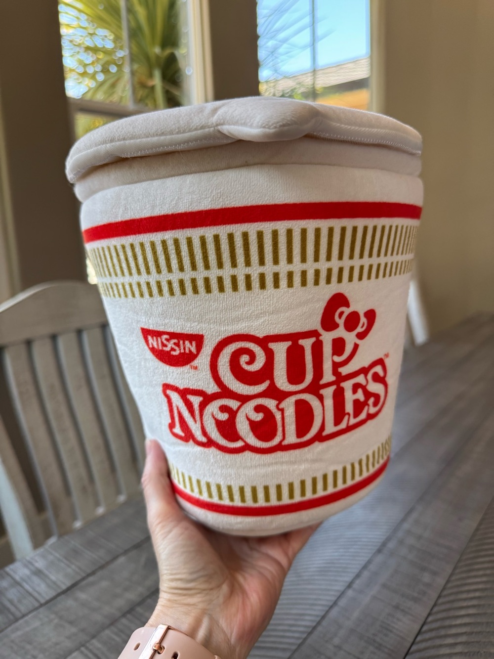 Nissin Cup Noodles - Hello Kitty Plush Container Kidrobot - Picture 10 of 15